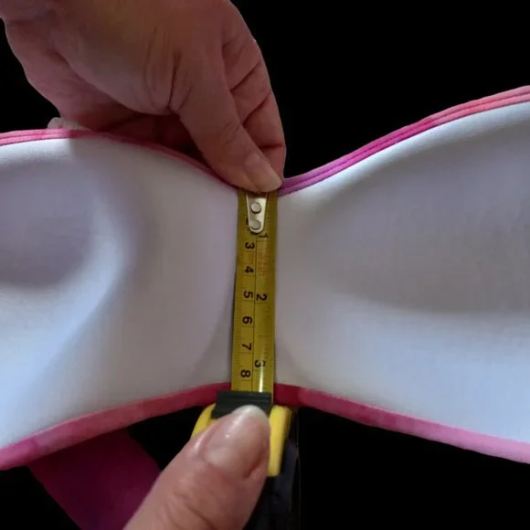 SANDFLOWER Bandeau Swim Top Tye Dyed Canyon Pink Color Women's Size L(12… - Picture 8 of 11